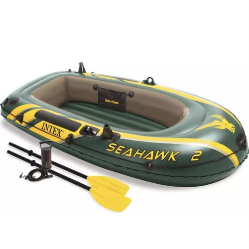 Seahawk 2 Challenger inflatable boat with oars and pump