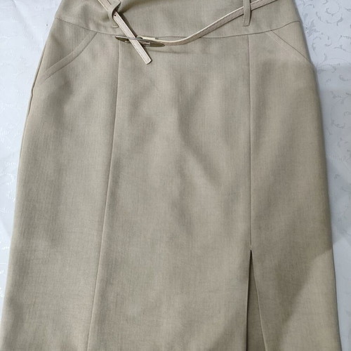 Paranoia beige skirt knee-length like new