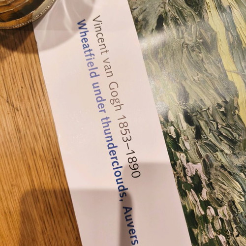 Van Gogh poster used, museum quality