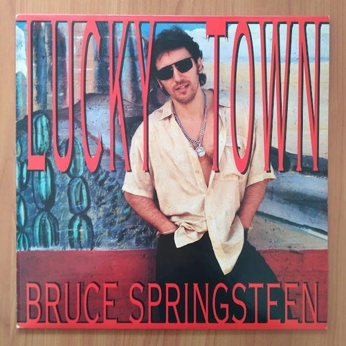 Bruce Springsteen Lucky Town LP vinyl 33rpm Greek release 1992