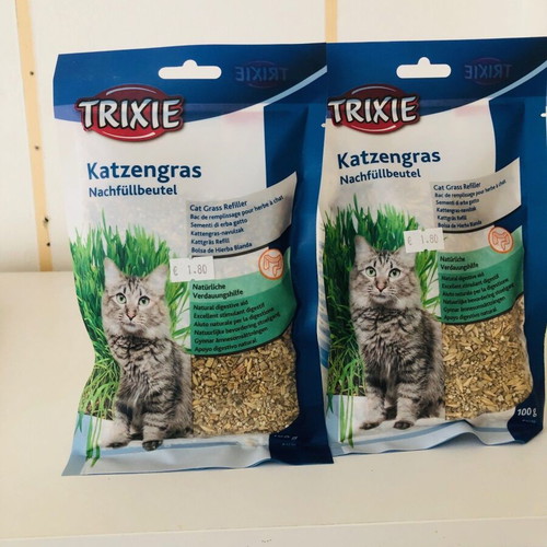 Trixie Cat Grass Refill 2x100GR new