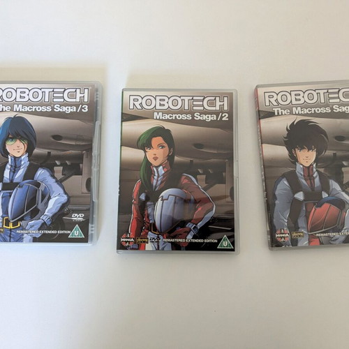 Robotech The Macross Saga DVD box set like new, remastered extended edition