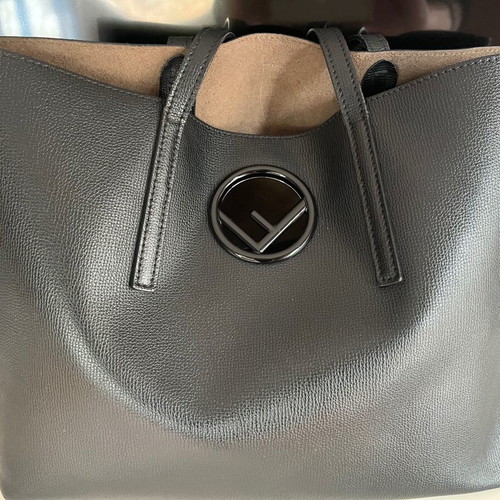 Fendi tote bag used, black shoulder with minimal wear