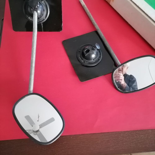 Towing mirrors used, magnetic, set of 2 pieces