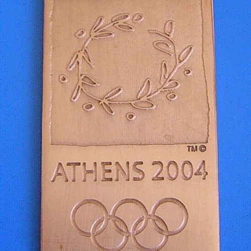 Bronze table medal Athens 2004 Olympic Games like new