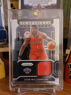 2021-22 Panini Prizm Zion Williamson Sensational Swatches κάρτα σαν καινούργιο