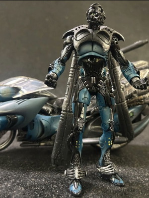 Flashpoint Blue Spawn Series 16 Nitro Riders McFarlane Action Figure 6” like new
