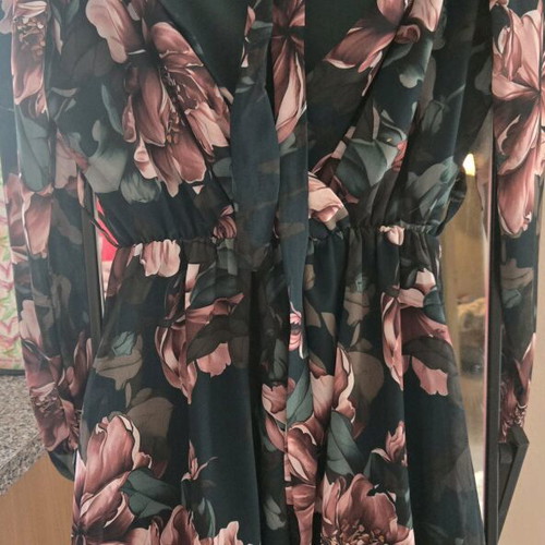 Floral dress wrap with belt new