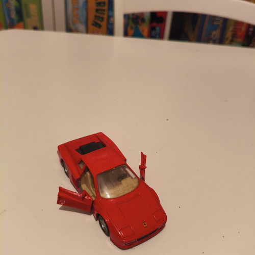 Ferrari 512TR Maisto miniature car like new with pull-back mechanism