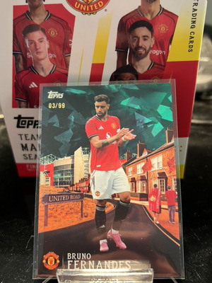 2025-26 Topps Manchester United Team Set Bruno Fernandes σαν καινούργιο