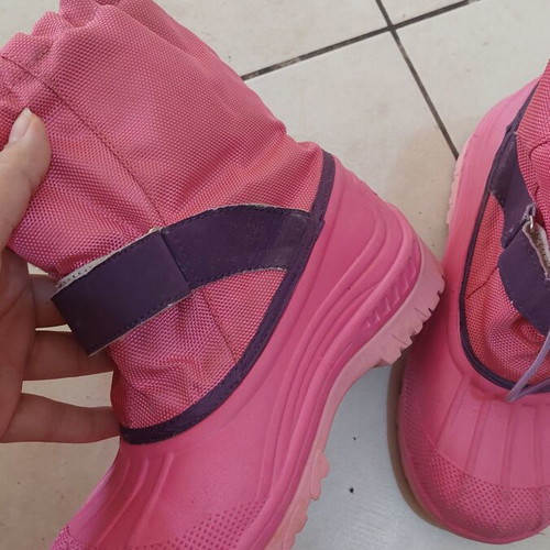 Mc Kinley snow boots used, size 35/36, pink and purple