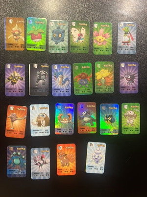 Pokémon metal caps set of 22 used, NRG