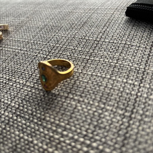 Byzantine gold-plated ring new