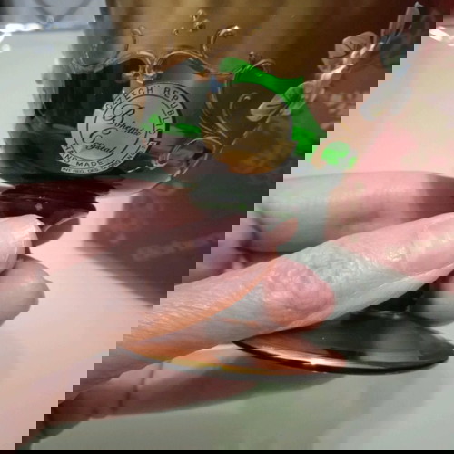 Σετ χειροποίητου κρυστάλλου Egermann καινούργιο, κανάτα και 6 ποτήρια