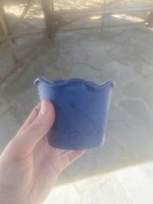 Beach bucket, blue