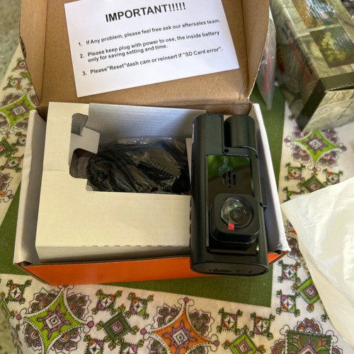 ZKCAMSPY 1080P Dual Lens Dashboard Camera new for Cars