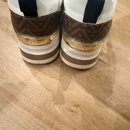 Aldo sneakers like new, 6 cm heel, size 39, white and beige