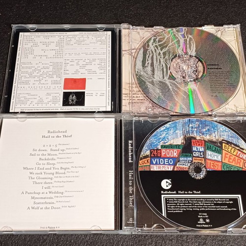 Radiohead discography 1993-2011 8xCD used, rock