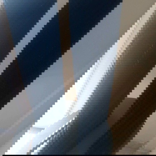 Дълги черни плетени чорапи 75см с плитка нови