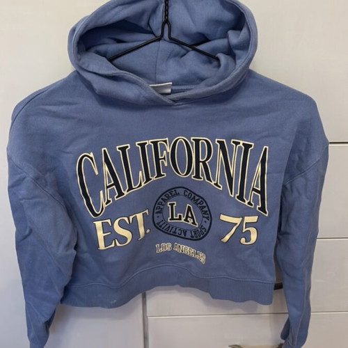 Crop sweatshirt new Zara blue 152 cm for 11-12 years old
