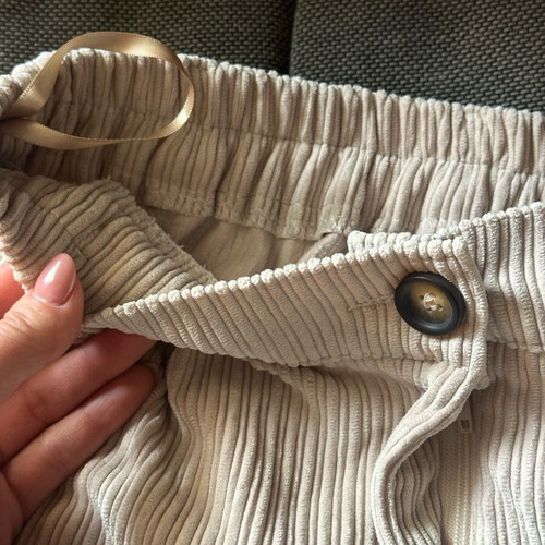 Beige corduroy pants Paranoia size S like new