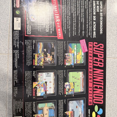 Super Nintendo Entertainment System SNES console like new, PAL German version
