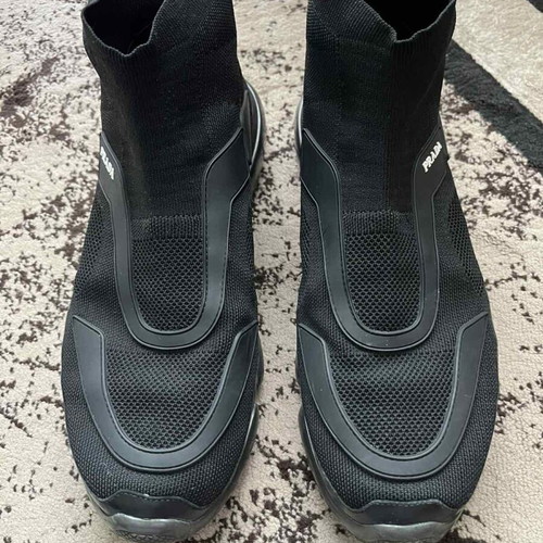 Prada sport shoes used, size 45, black