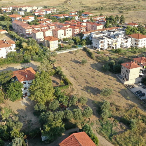 Land 2,500 sqm corner plot in Psakoudia Halkidiki, buildable