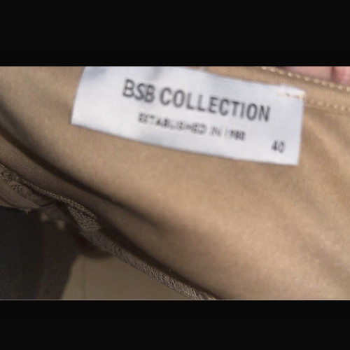 BSB T-shirt like new, beige, size L with back zipper