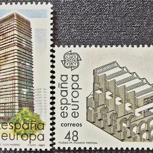 Spain 1987 stamp set new, 2 unsealed