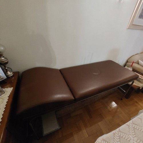 Folding examination, massage and aesthetic bed