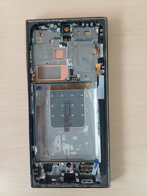 S24 Ultra Samsung screen used, genuine with glass crack