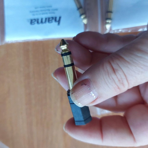 Πρεσάκι Hama νέο, πακέτο 11 τεμαχίων 3.5mm θηλυκό σε 6.35mm αρσενικό βύσμα