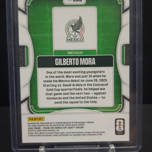 Fifa Prizm World Cup 2026 Gilberto Mora Mexico card new