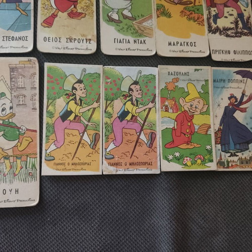 Melo Disney collectible stickers used, pack of 10