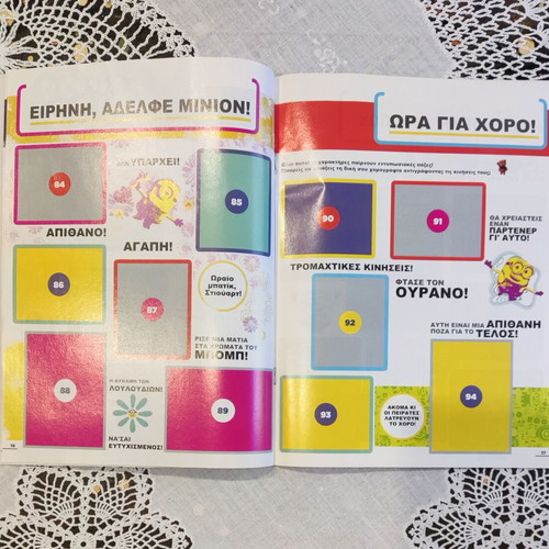 Minions Topps Sticker Album new