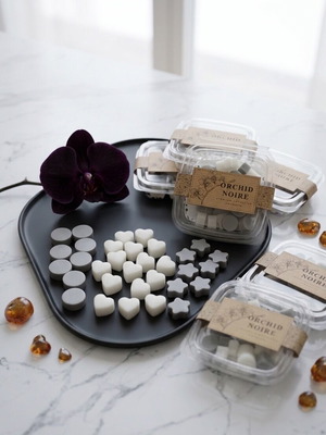 Wax Melts Black Orchid handmade, luxury room fragrance, plant-based wax