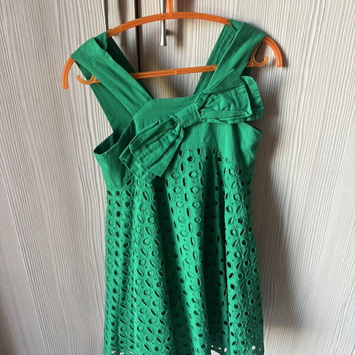 Mayoral children's dress size 7, emerald green