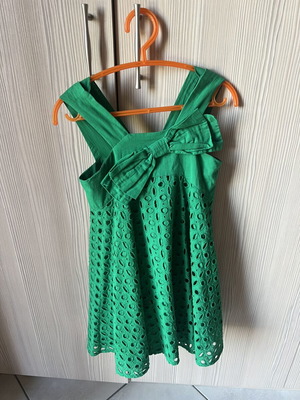 Mayoral children's dress size 7, emerald green