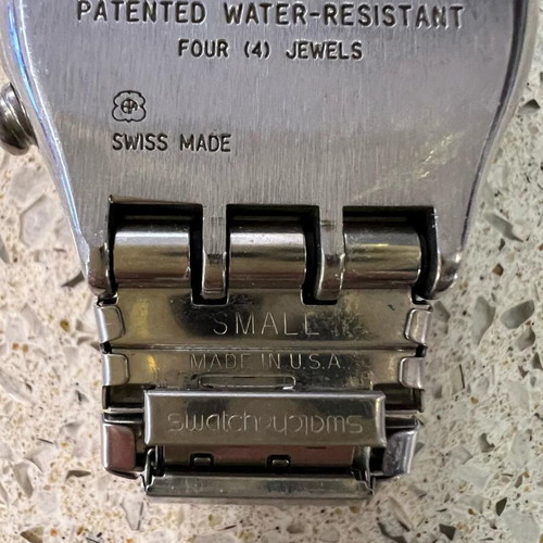 Swatch Irony watch like new, men's, silver