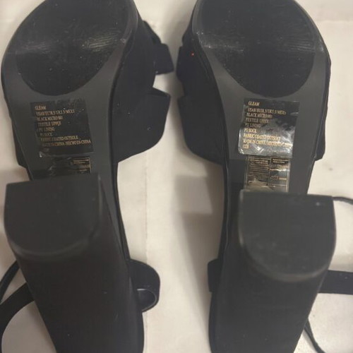 Steve Madden sandals new, size 38.5, black