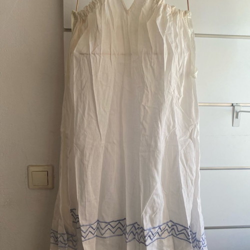 Beach dress new, white, one size