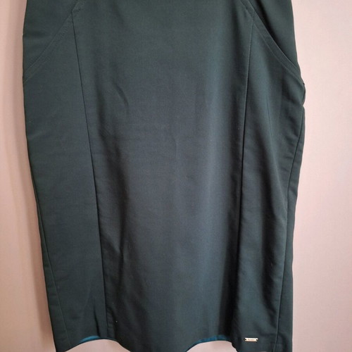Toi&Moi women's suit used S with skirt dark green cypress
