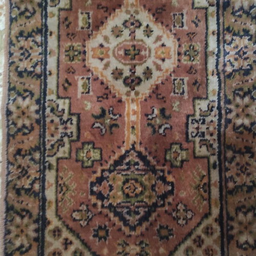 Vintage handmade rugs pack of two, 95x55 cm each