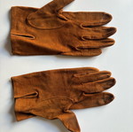 Castor gloves used brown