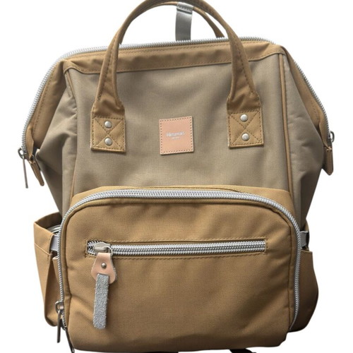 Himawari backpack like new, beige, waterproof polyester