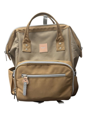 Himawari backpack like new, beige, waterproof polyester