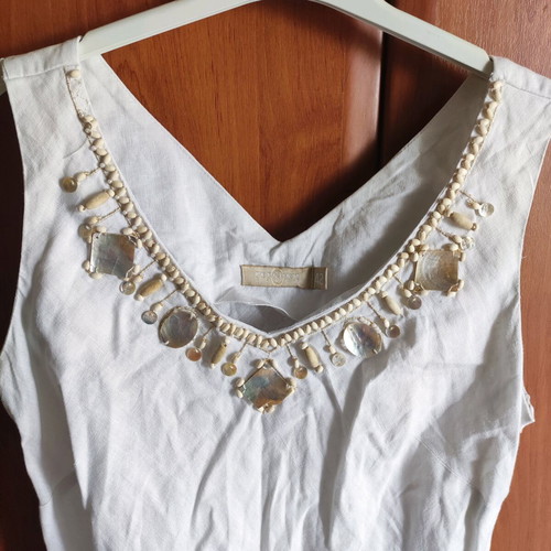 Dress white like new, size S
