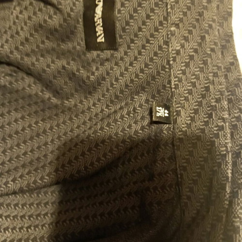Emporio Armani shirt like new, size Large, black/grey