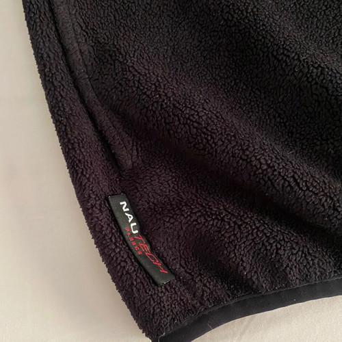 Nautica men's fleece sweatshirt used, black, size XL